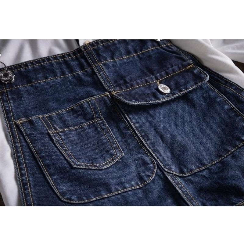 Retro Denim Overalls HL2044