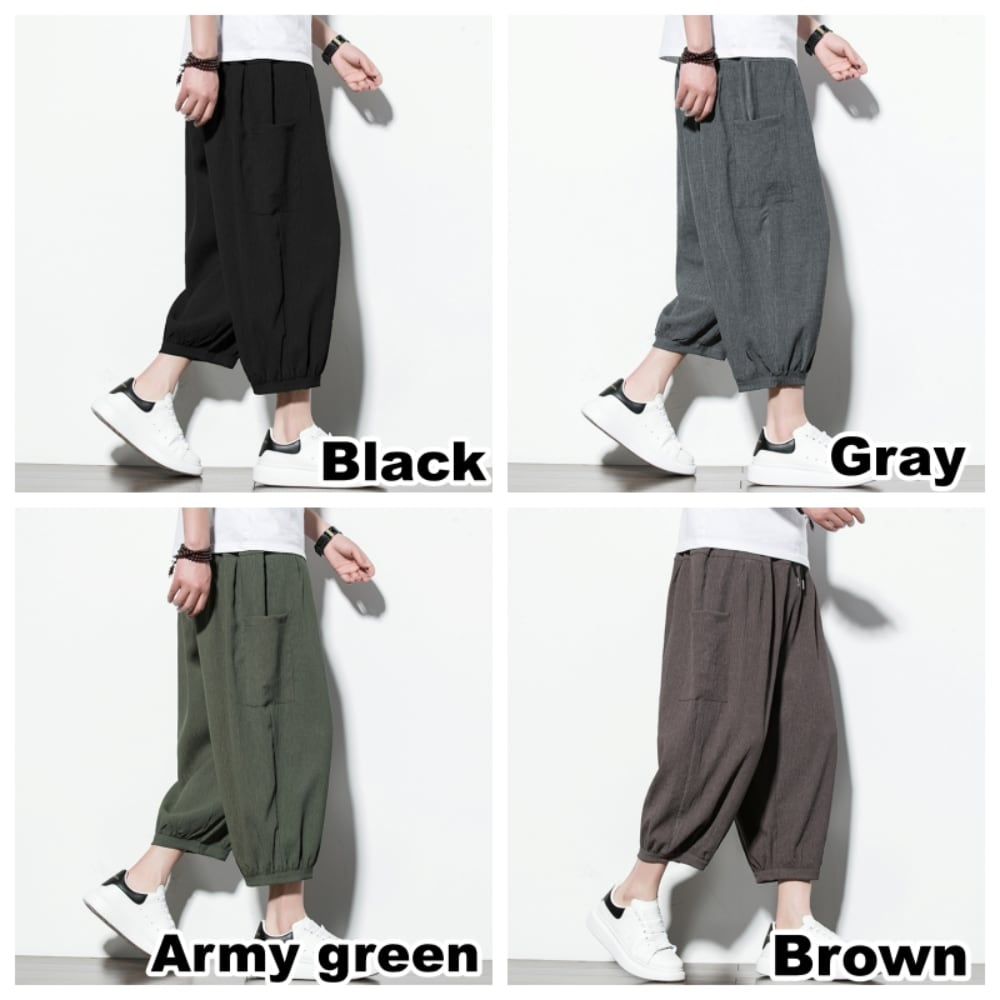 Cropped loose pants HL2566