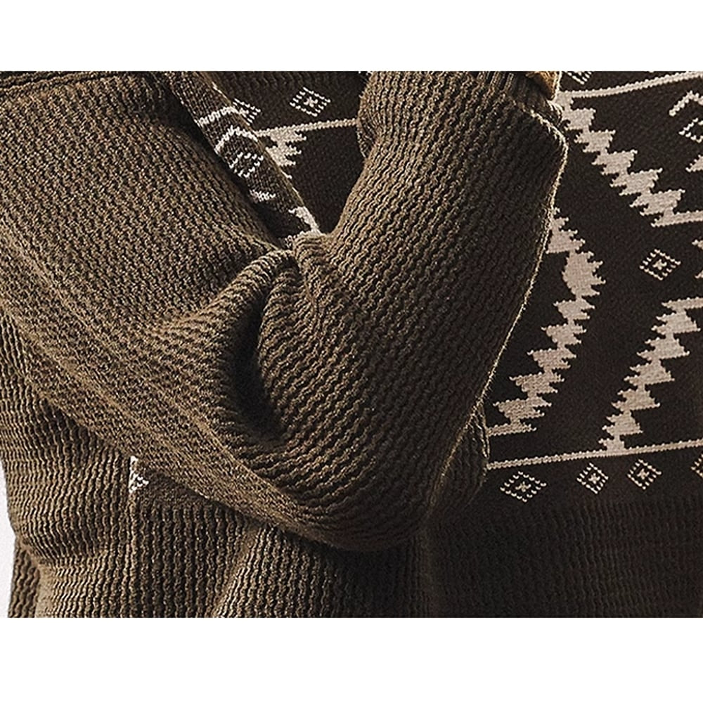 Native pattern sweater HL2401