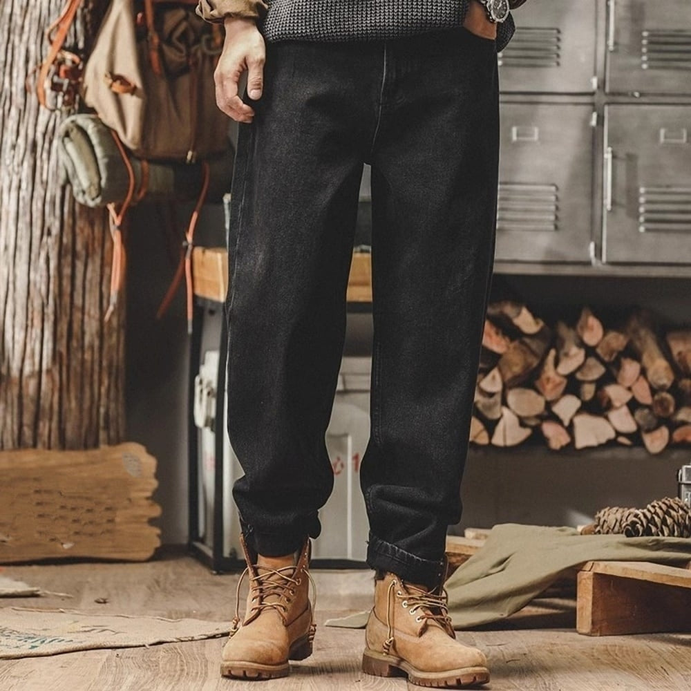 Straight denim jeans HL2408
