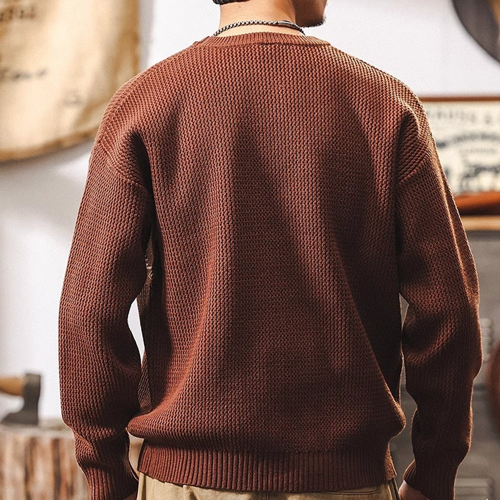 Native pattern sweater HL2401