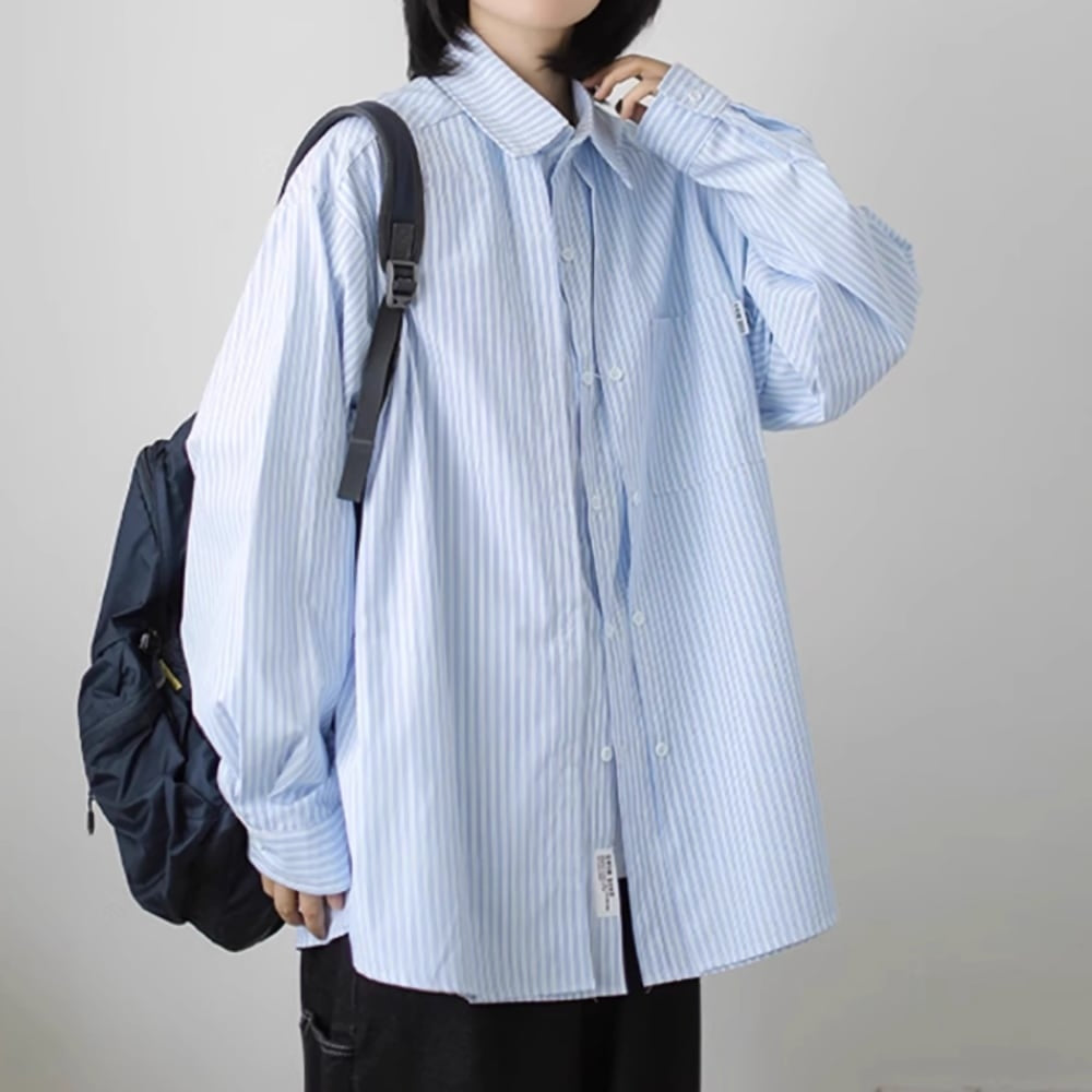 Blue striped shirt HL2384