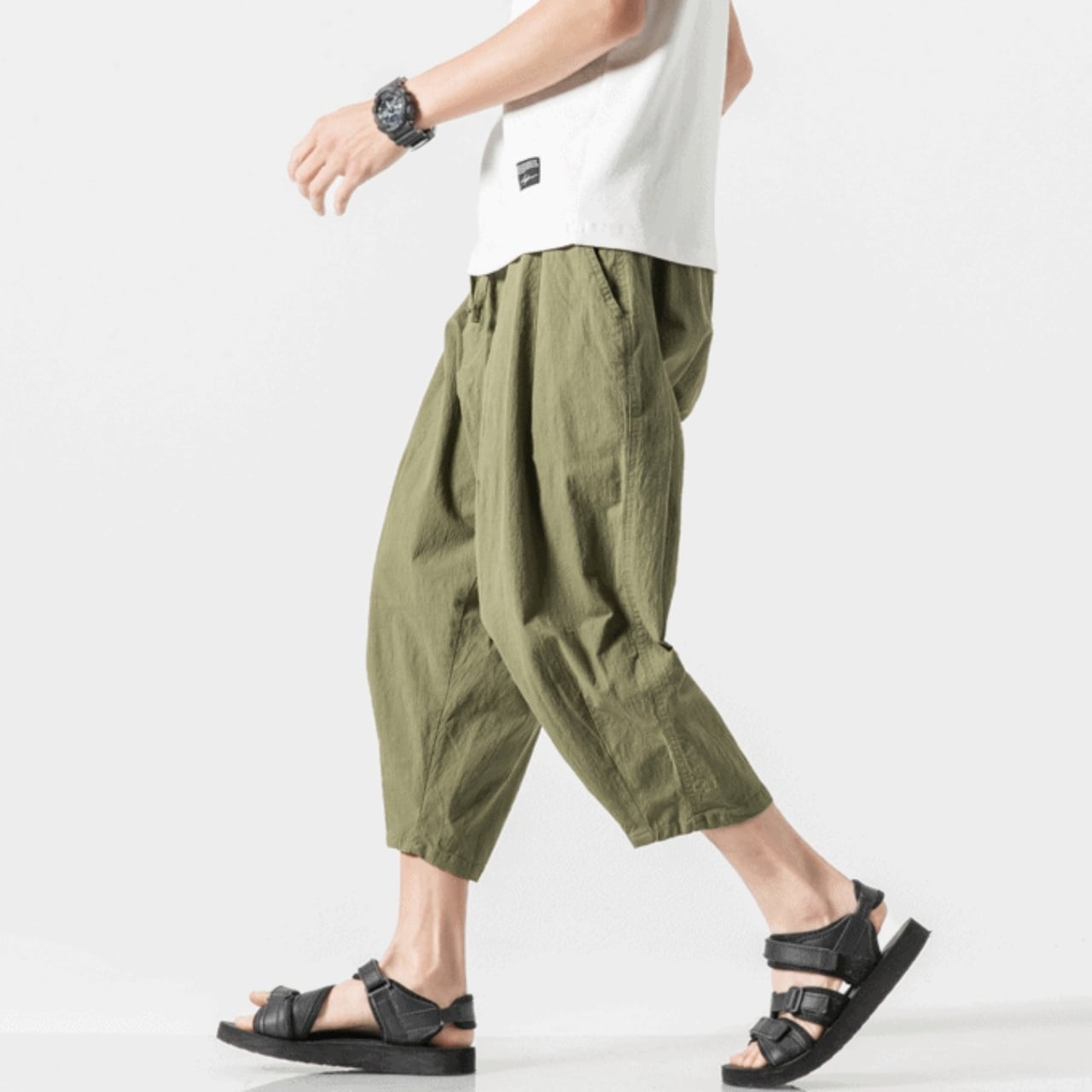 クロップドルーズパンツ HL1611