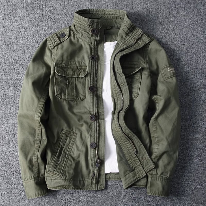 Stand collar casual jacket HL2235