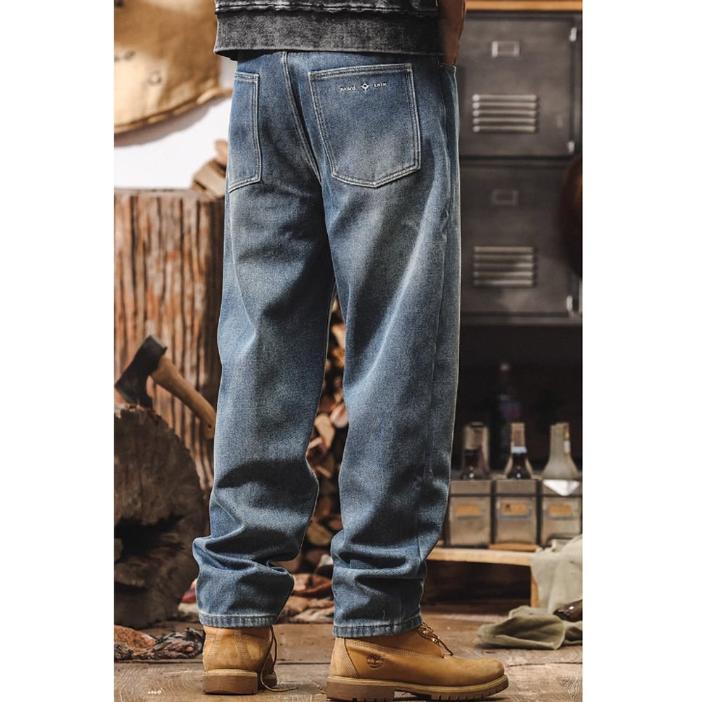 Straight denim jeans HL2408