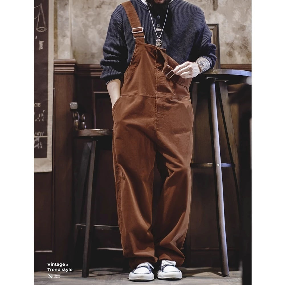 Corduroy overalls HL2446