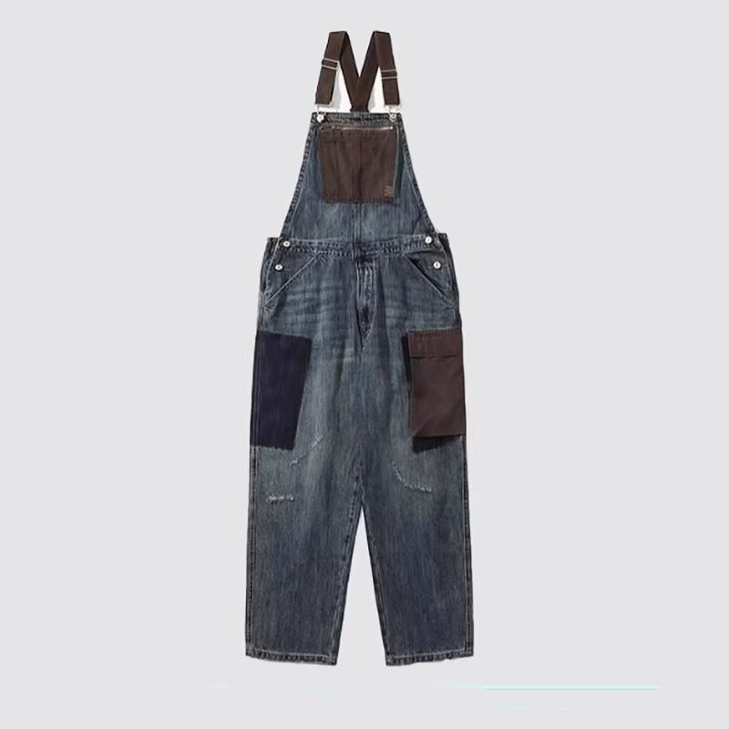 <サイズ詳細不明>Retro denim overalls HL2243