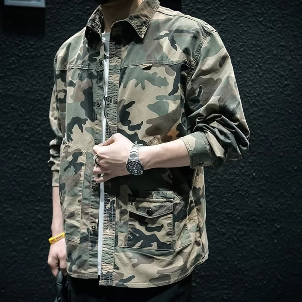 Camouflage pattern shirt HL2450