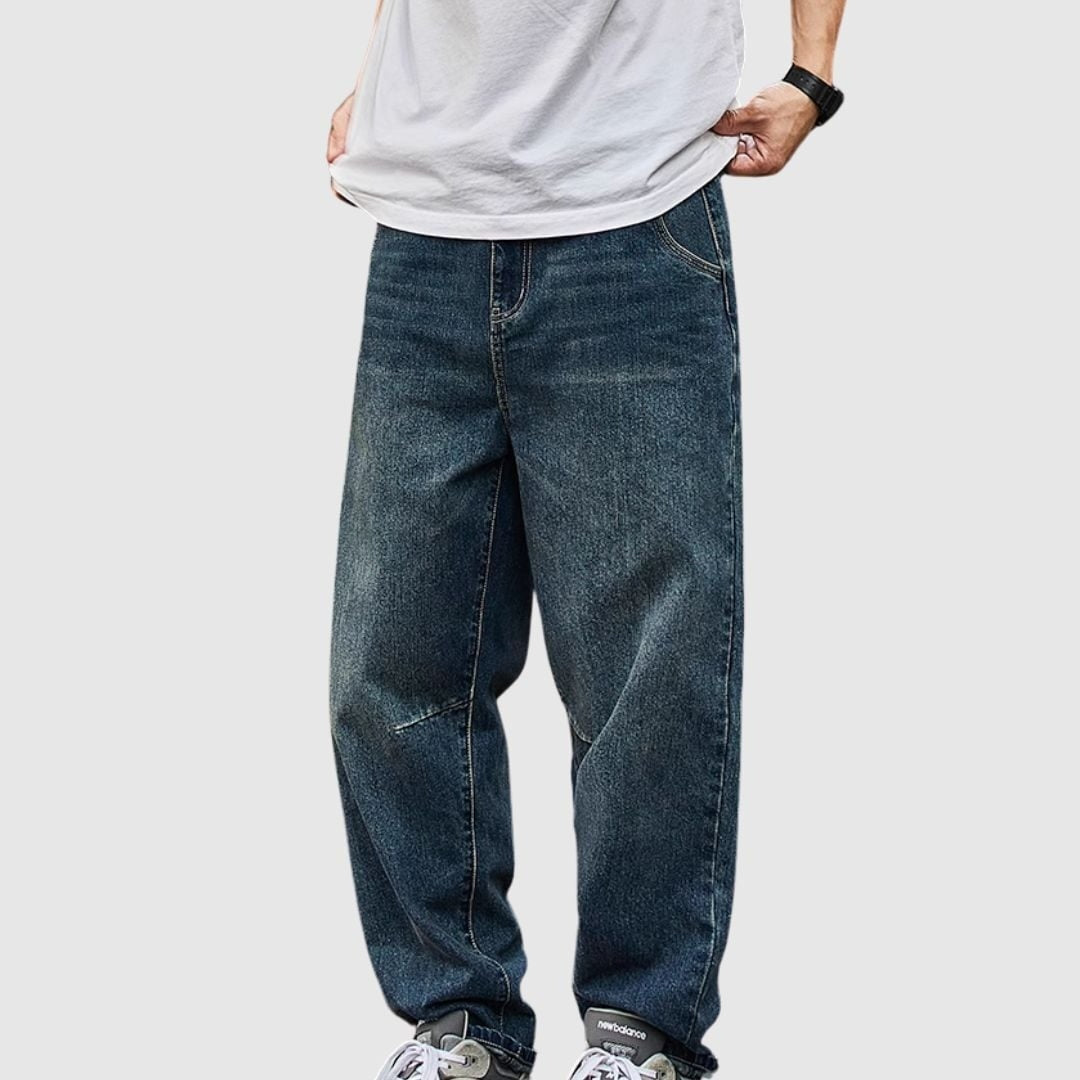 Casual straight denim jeans HL2391
