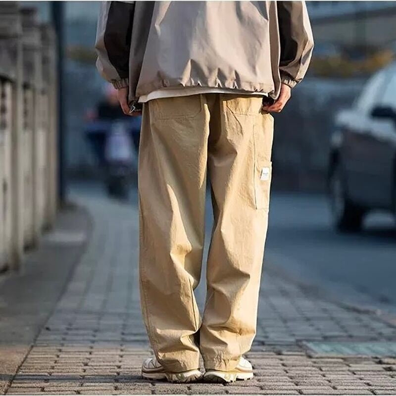 Loose casual straight pants HL2193
