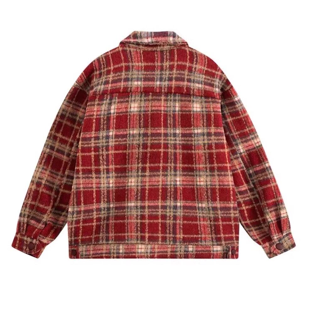Retro check jacket HL2303
