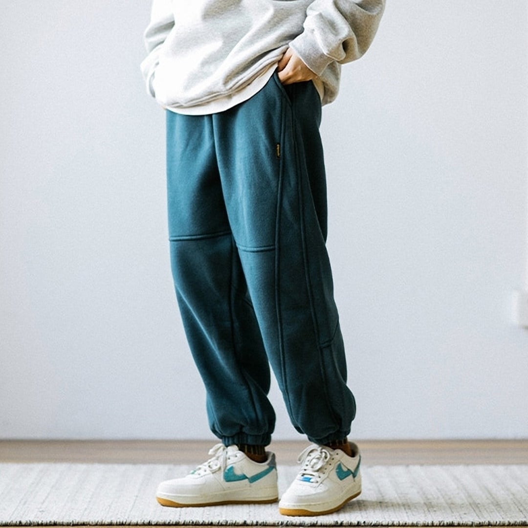 スイッチングデザインスウェットパンツ HL1966