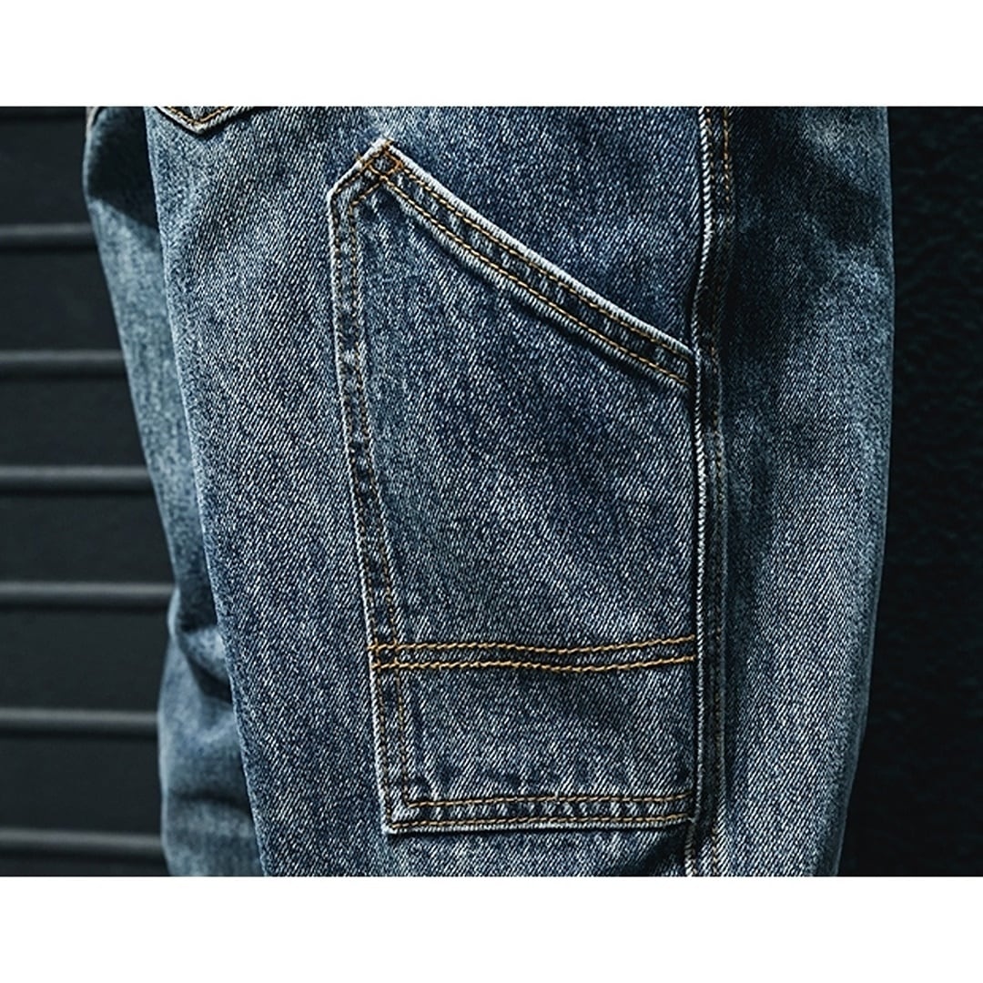 Casual Straight Denim Jeans HL1945