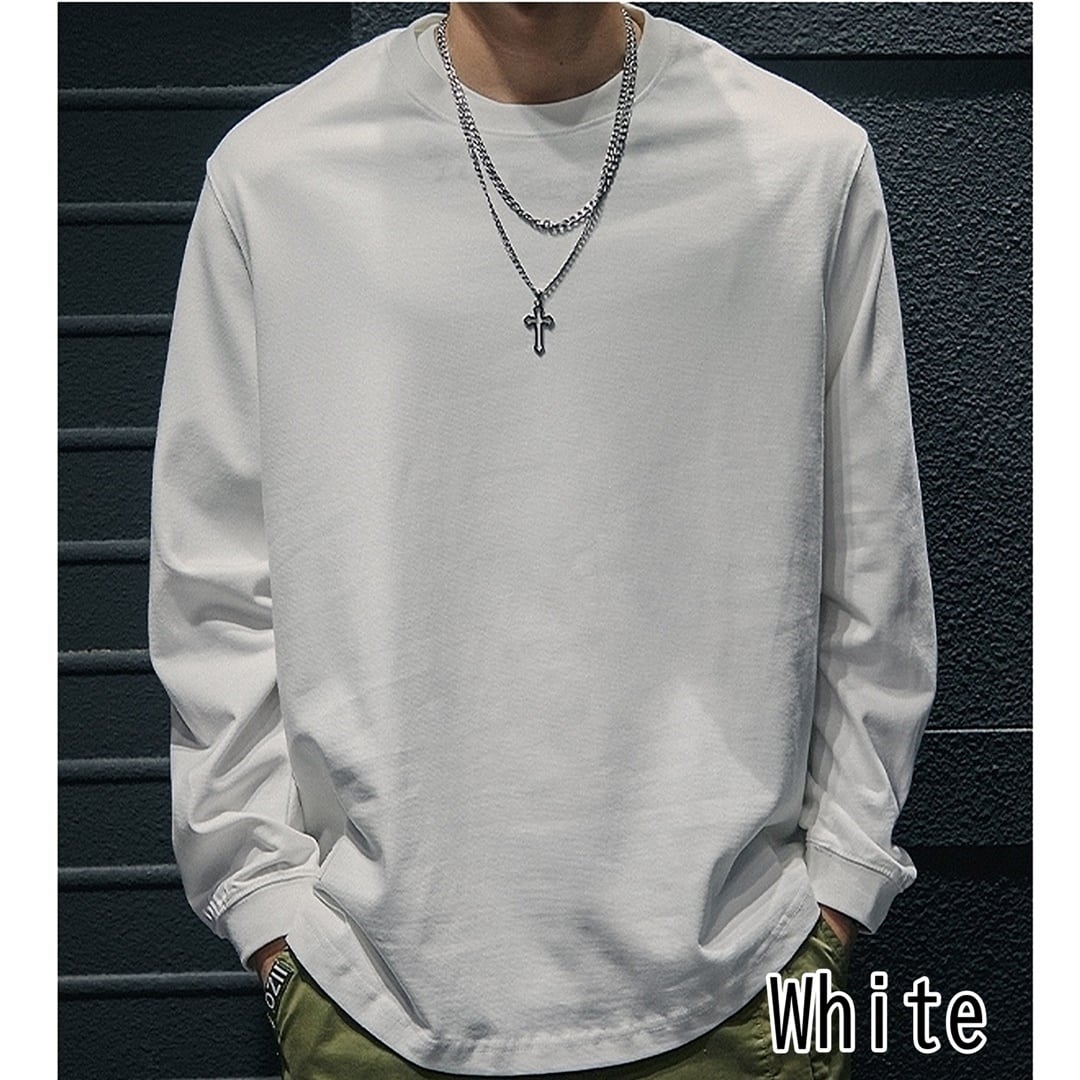 ラウンドネックシンプルTシャツ HL1944