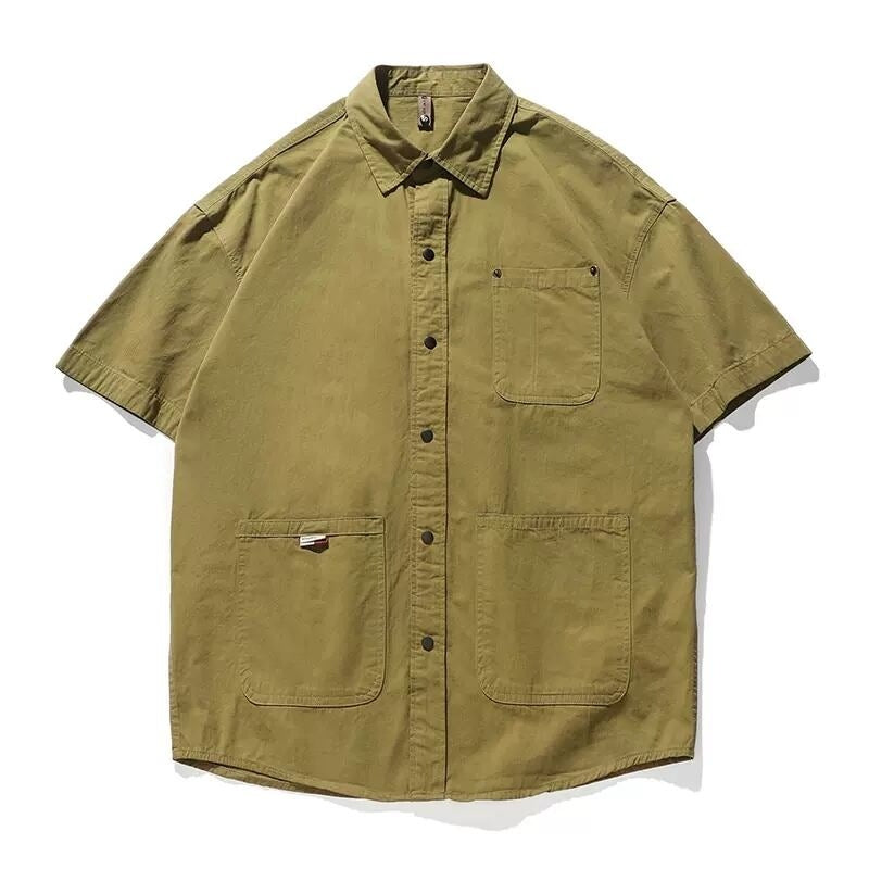Retro Casual Work Shirt HL2031