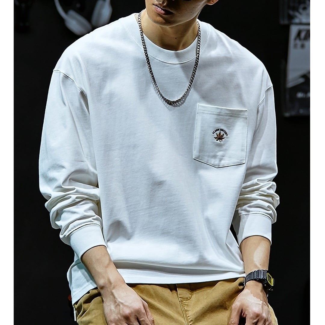 Long-Sleeve Cotton T-Shirt HL1943