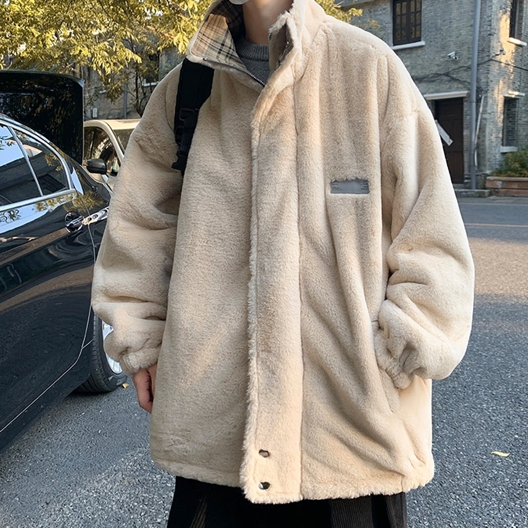 Stand Collar Reversible Jacket HL1917