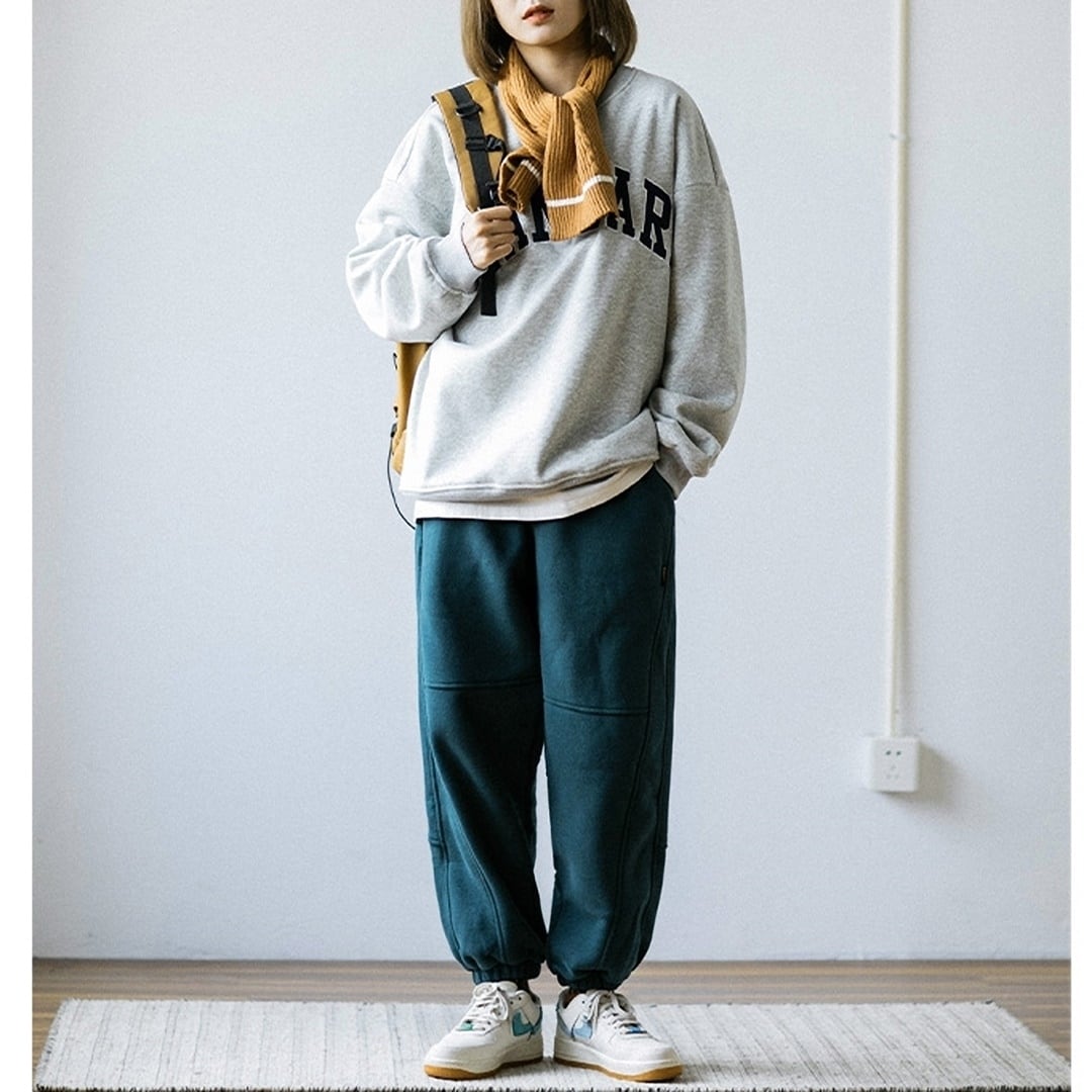 スイッチングデザインスウェットパンツ HL1966
