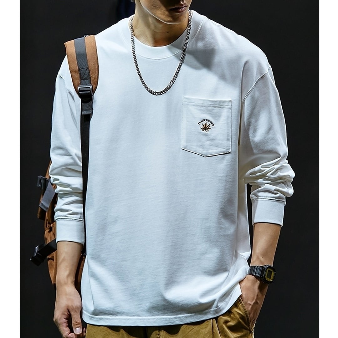 Long-Sleeve Cotton T-Shirt HL1943