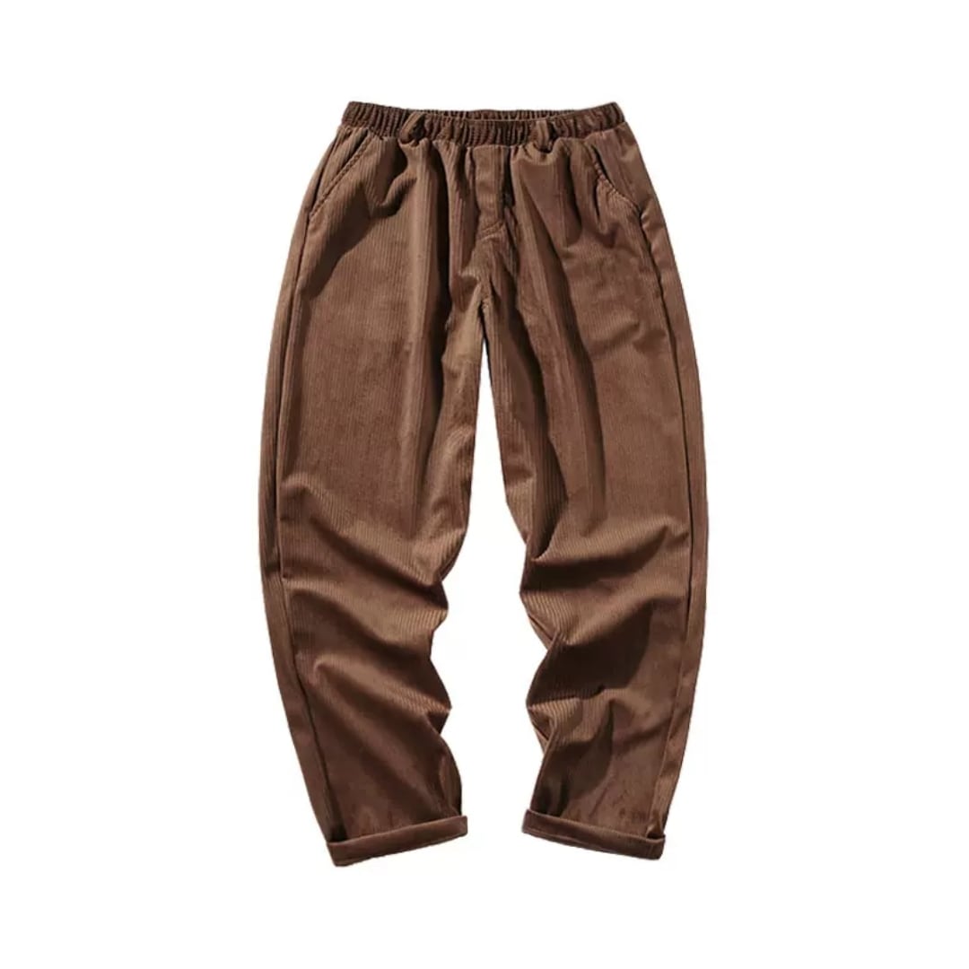 裏起毛ワイドレッグコーデュロイパンツ HL1967