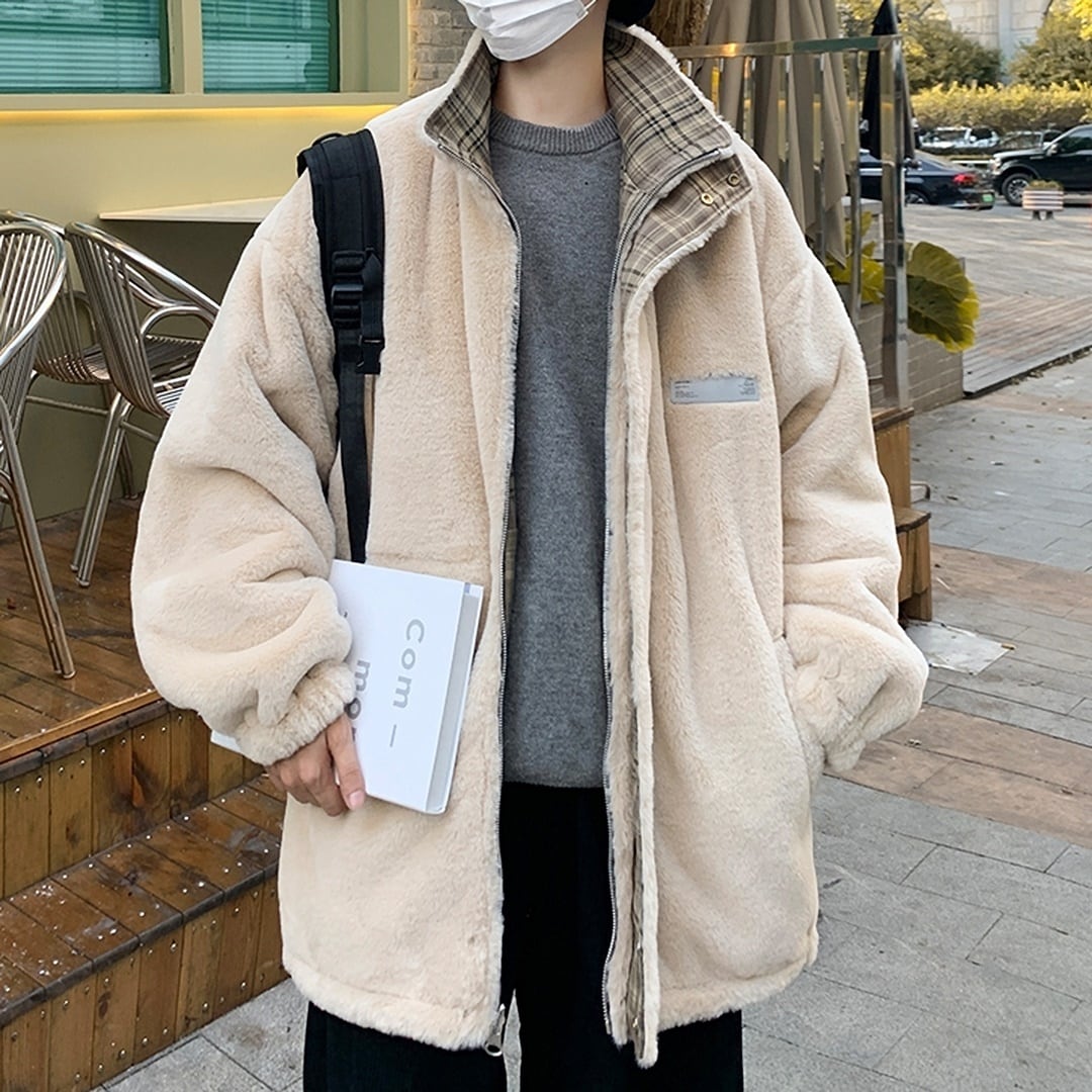 Stand Collar Reversible Jacket HL1917