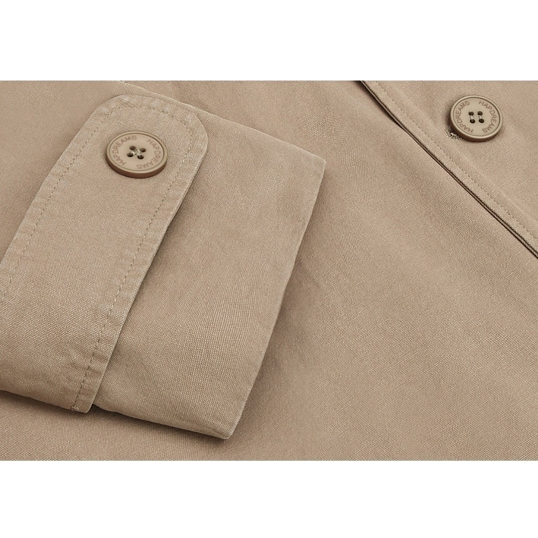 Mid-Length Coat with Quilted Liner HL1893