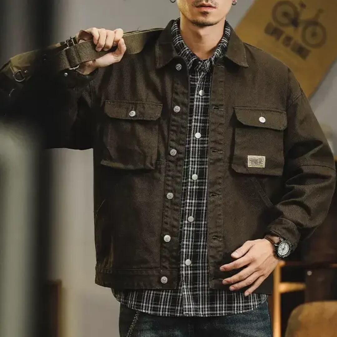 Retro denim jacket HL1955