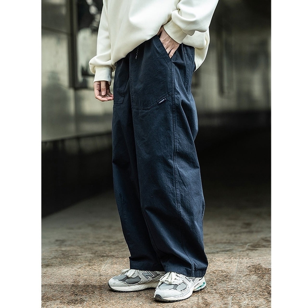 ルーズストレートパンツ HL1693