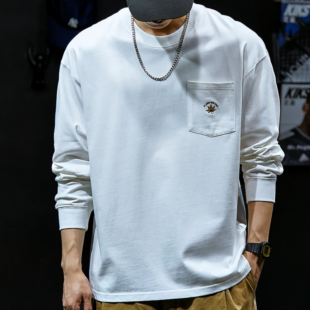 Long-Sleeve Cotton T-Shirt HL1943