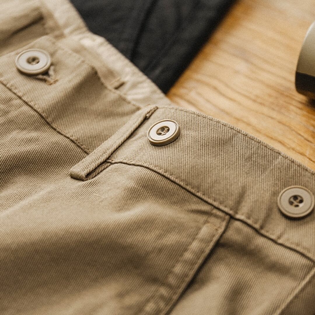 サスペンダー付きスマートパンツ HL1975
