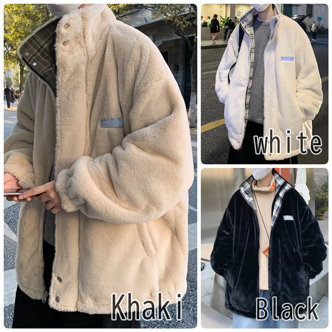 Stand Collar Reversible Jacket HL1917