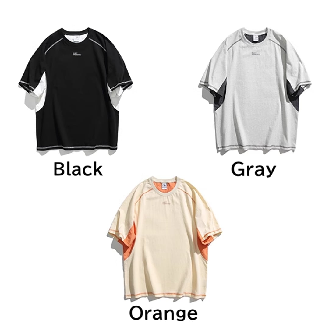 コントラストカラーTシャツ HL2020