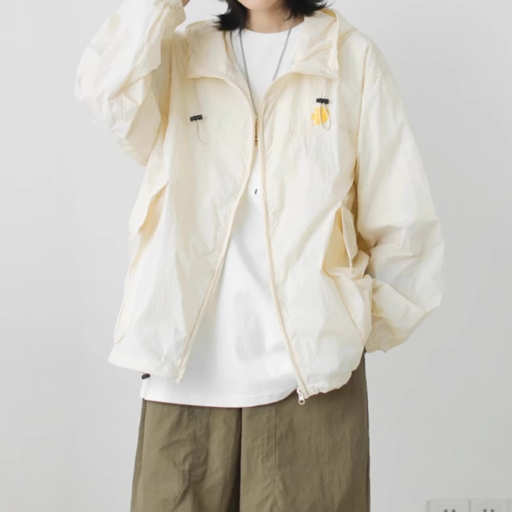 Casual nylon parka HL2388