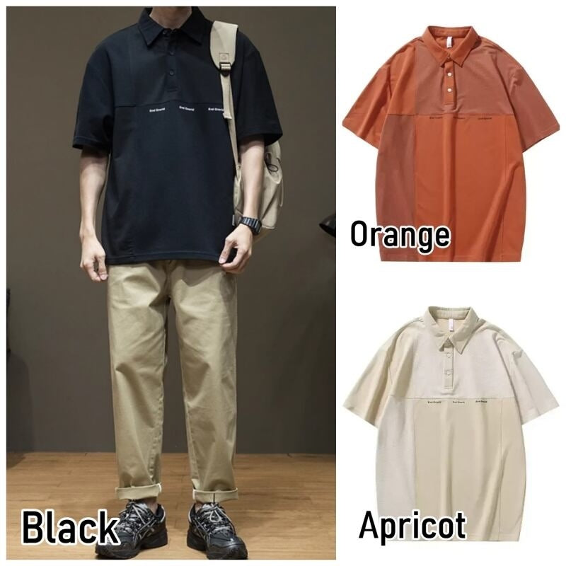 Logo print polo shirt HL2037