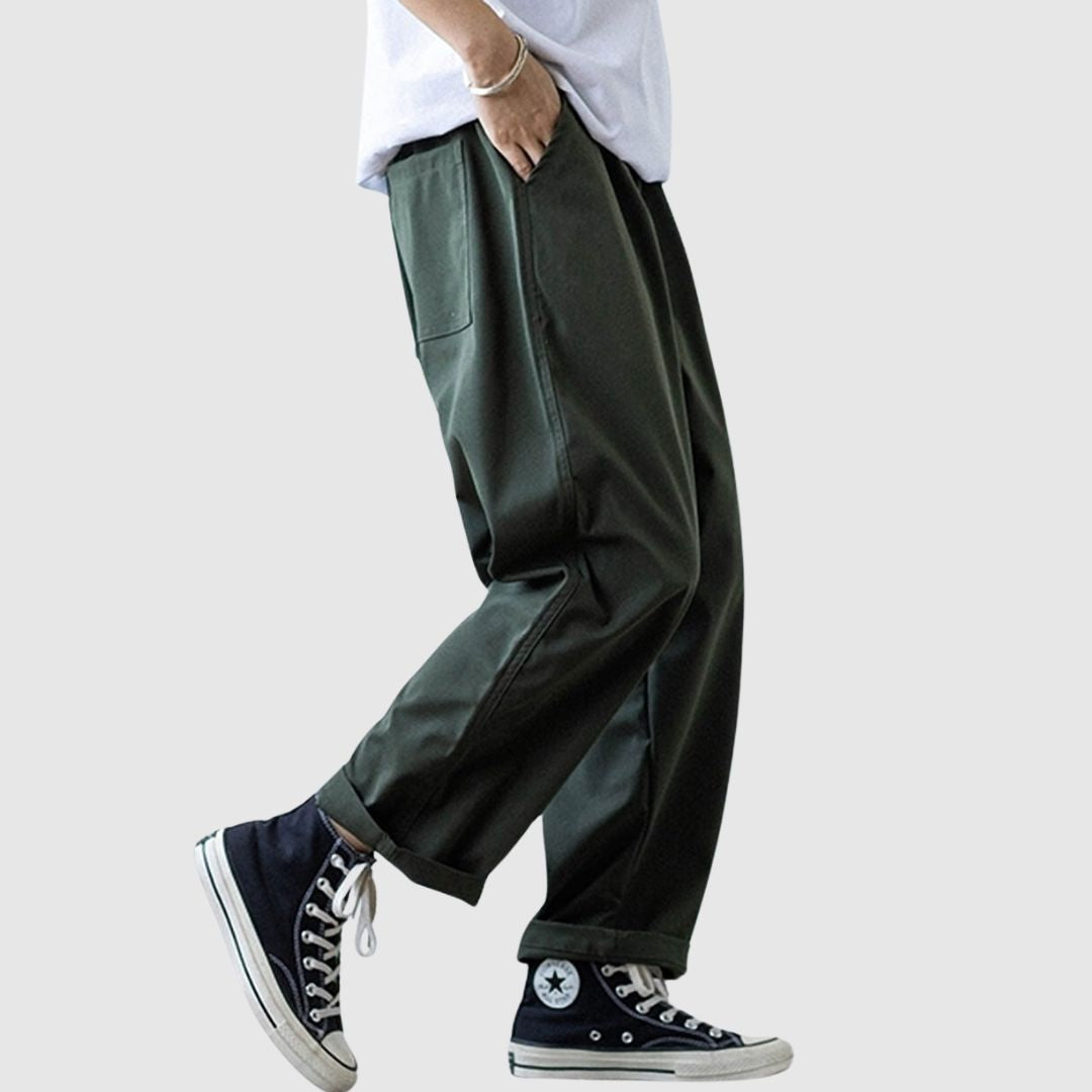 ルーズストレートパンツ HL1691