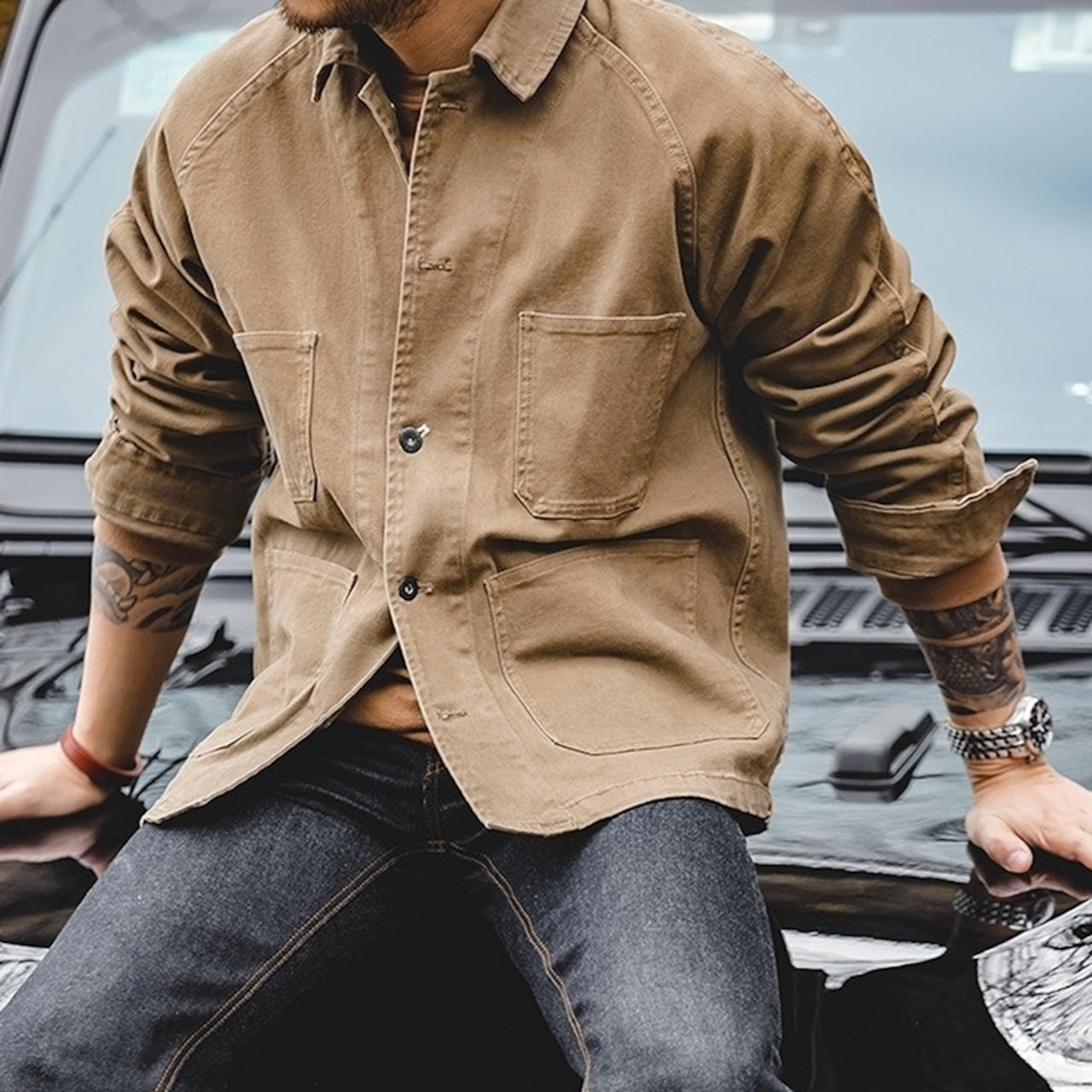 Casual Shirt Jacket HL1544
