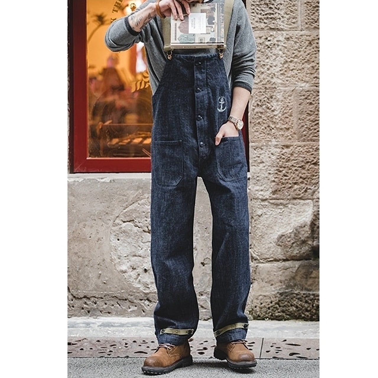 Casual Denim Salopettes HL1627