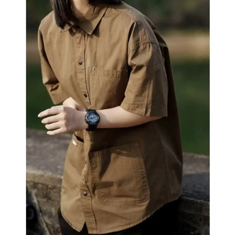 Retro Casual Work Shirt HL2031