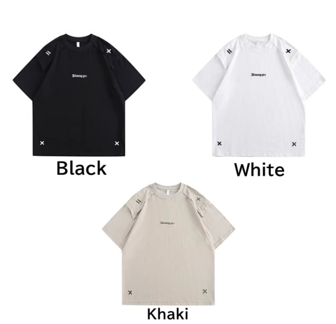 Embroidery Simple T-shirt HL2019