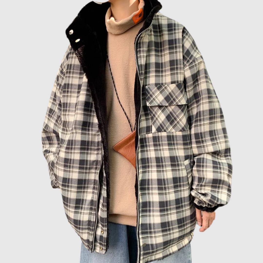 Stand Collar Reversible Jacket HL1917