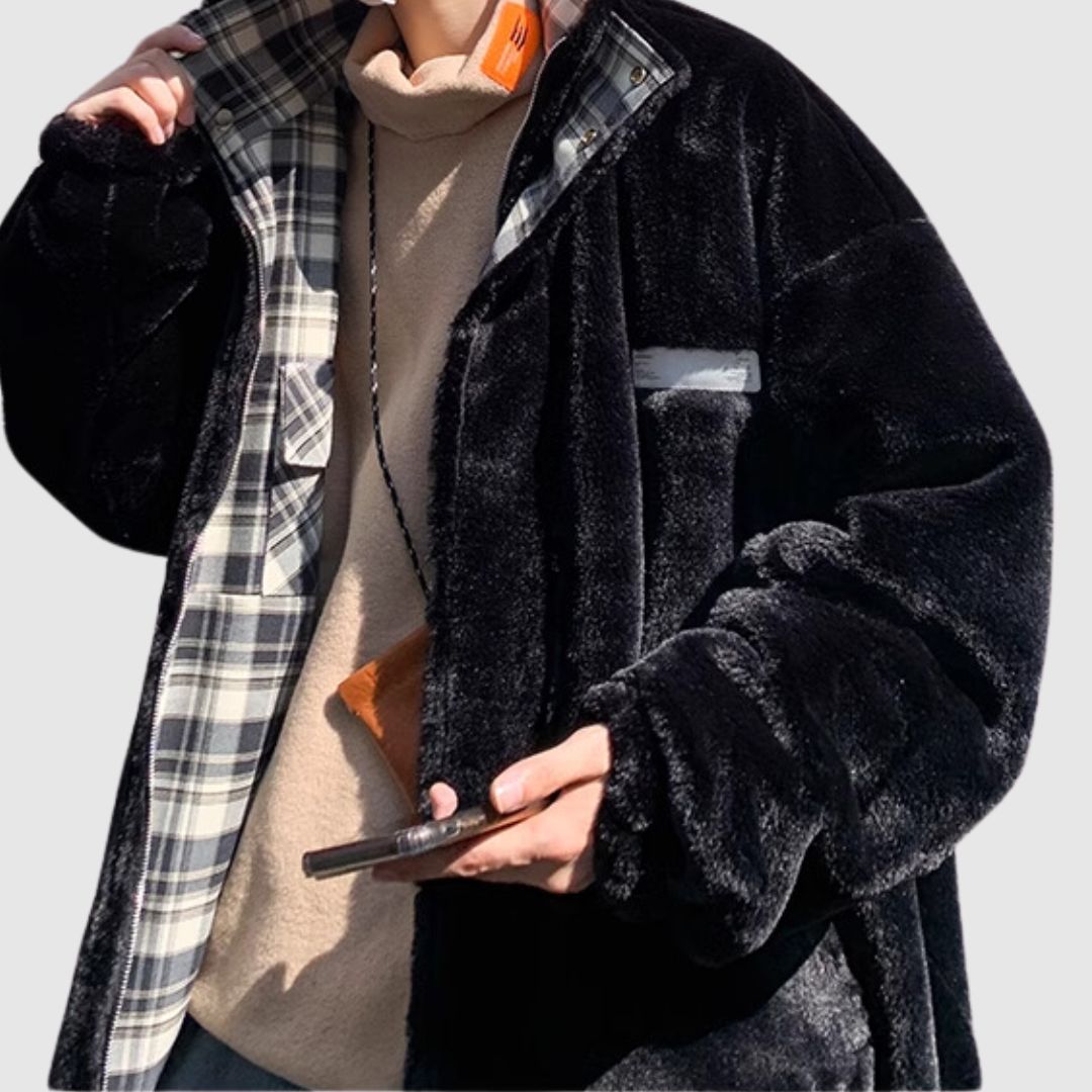 Stand Collar Reversible Jacket HL1917