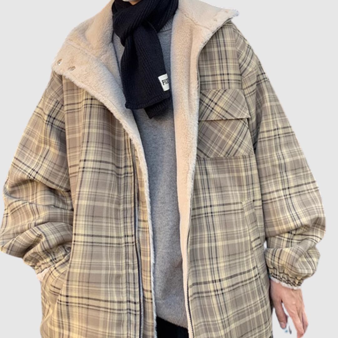 Stand Collar Reversible Jacket HL1917