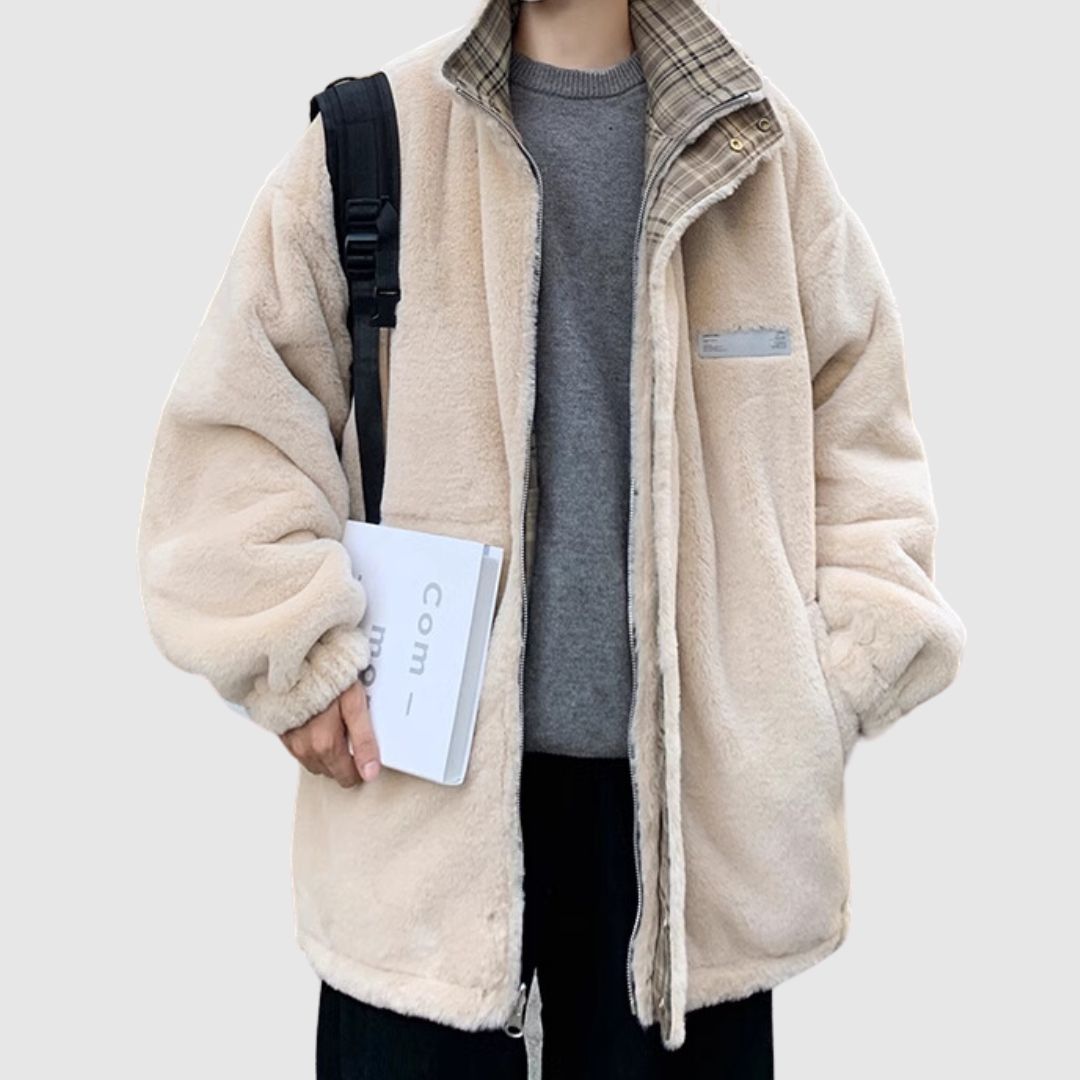 Stand Collar Reversible Jacket HL1917