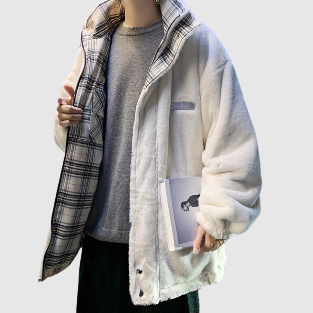 Stand Collar Reversible Jacket HL1917