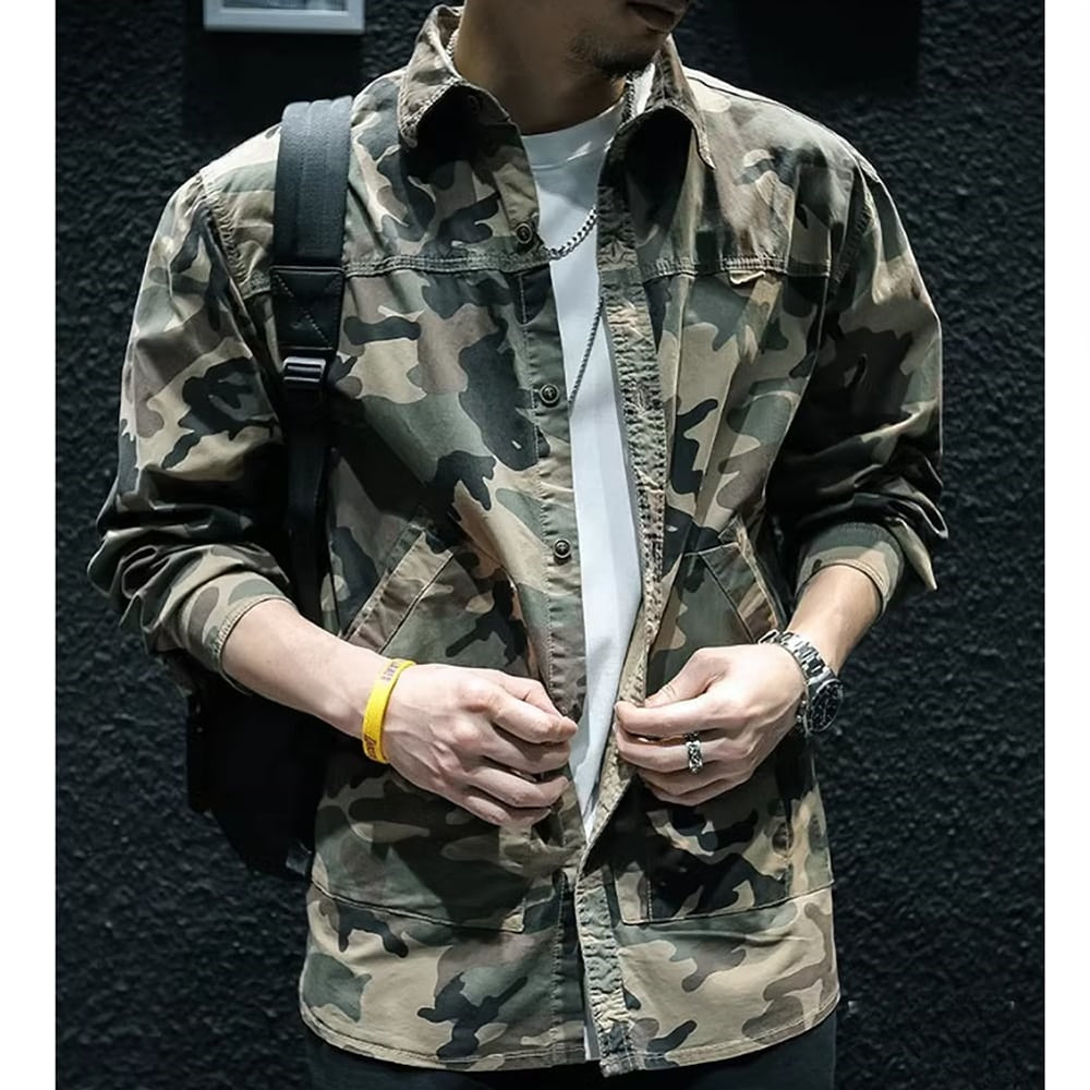 Camouflage pattern shirt HL2450