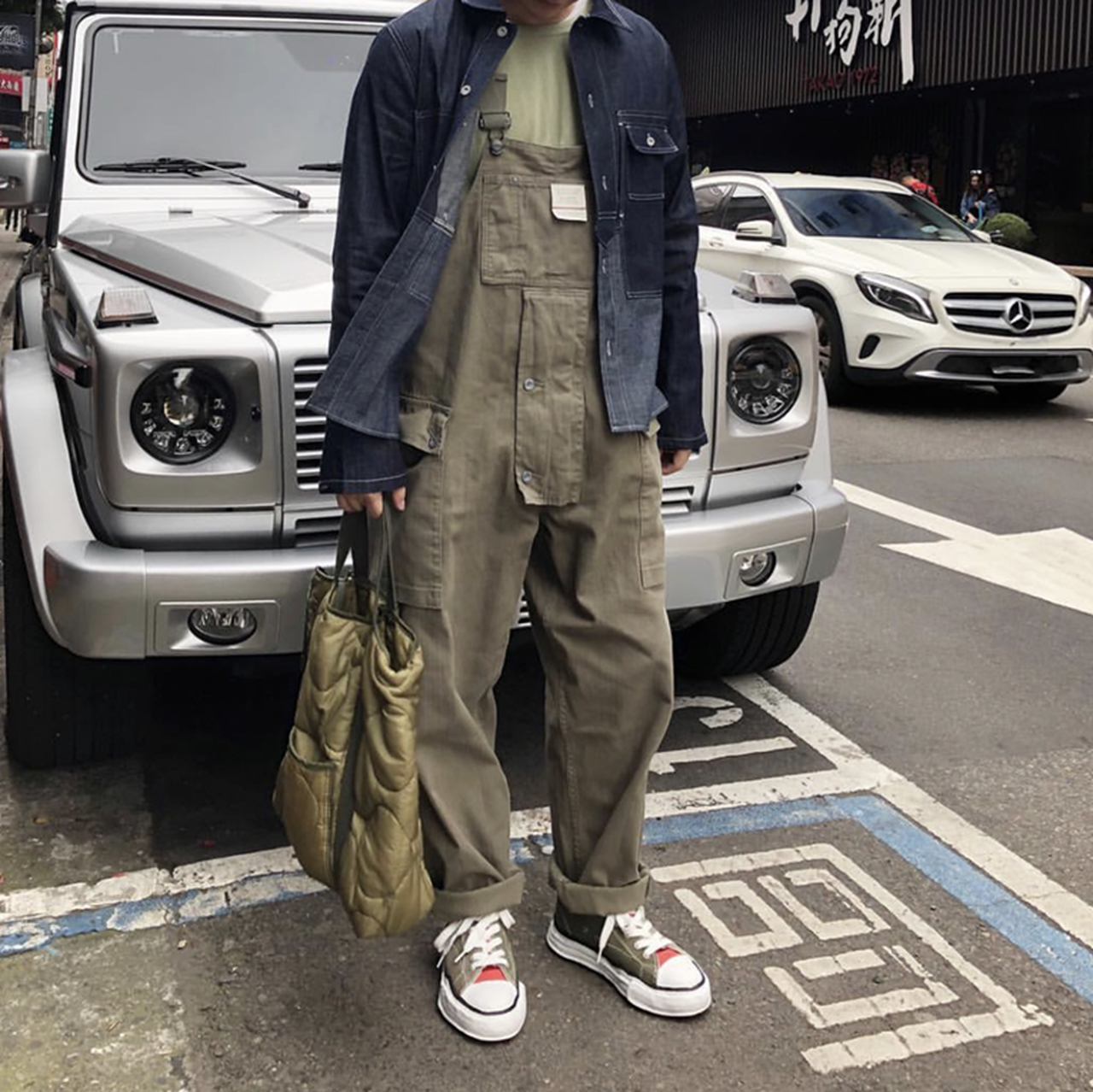 ルーズシルエットオールインワン HL1030
