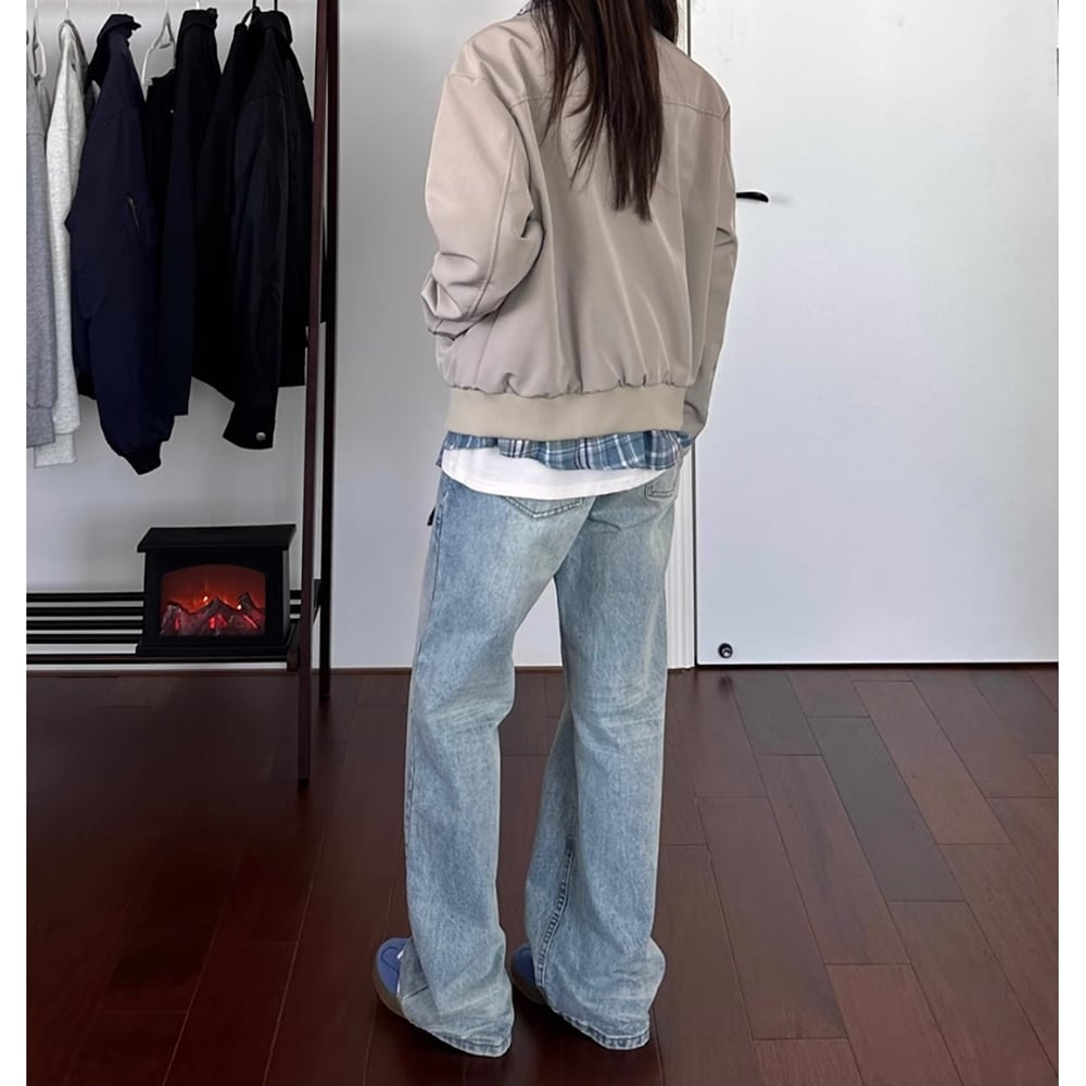 Faux layered jacket HL2441