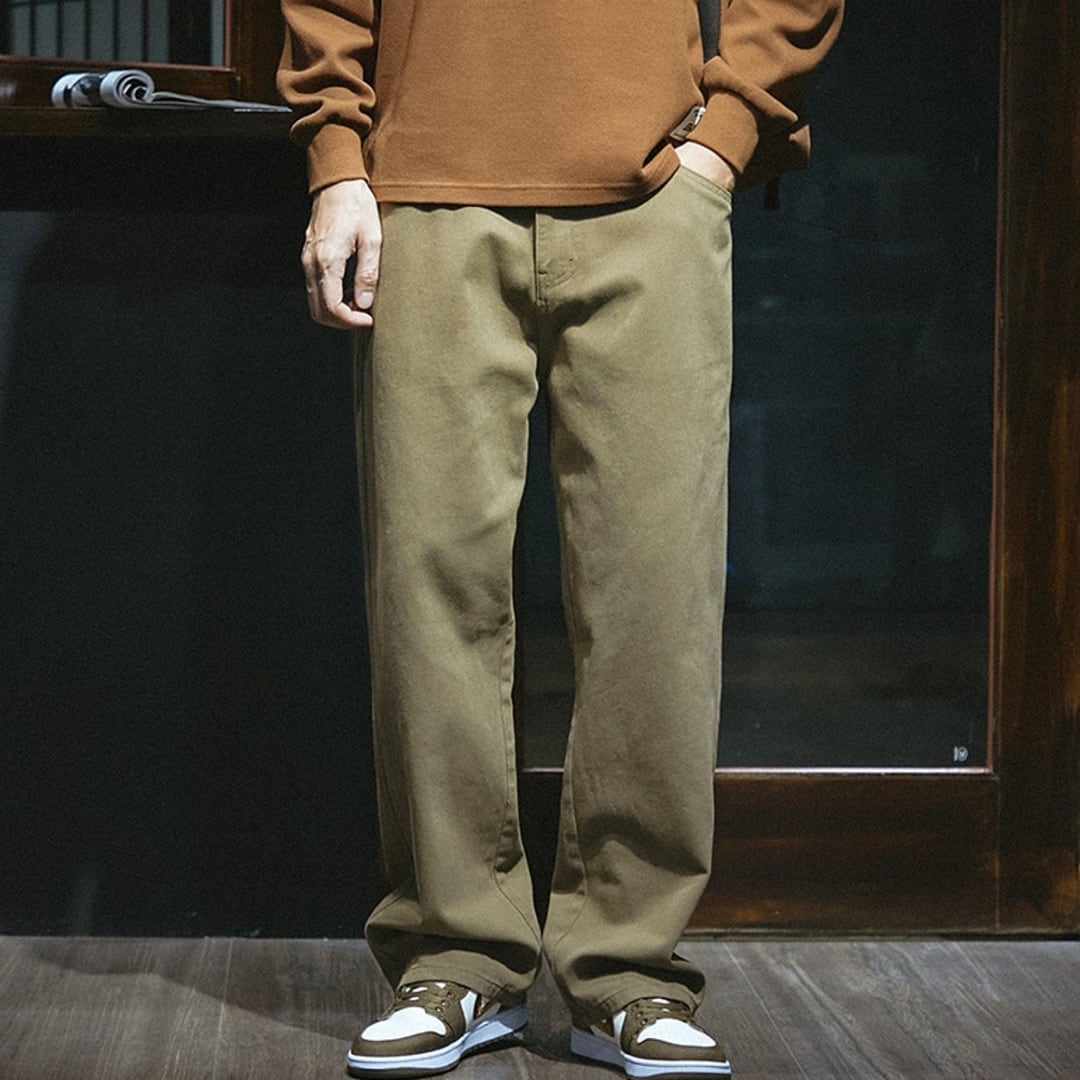 ルーズストレートパンツ HL1948