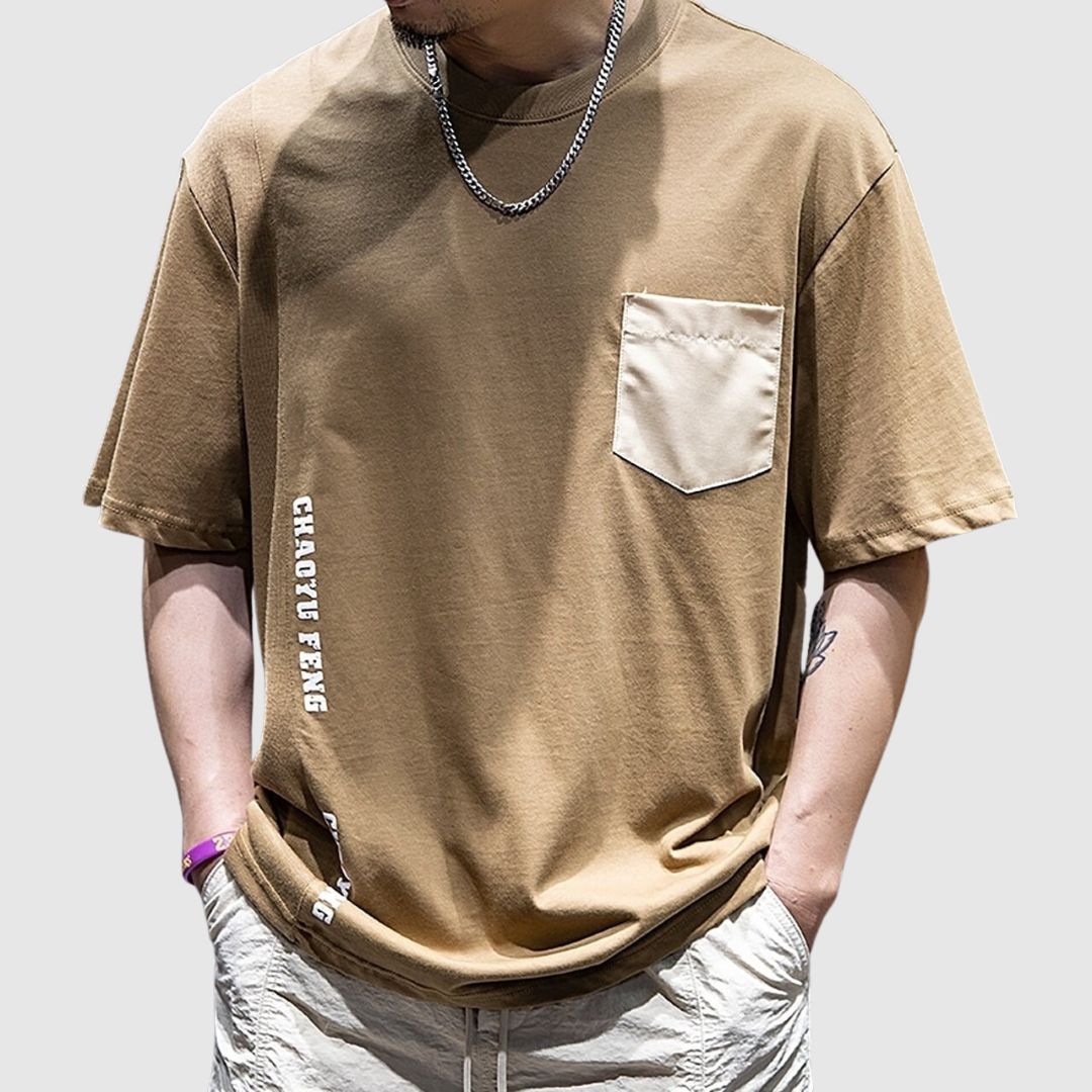 Round Neck Casual T-Shirt HL1725