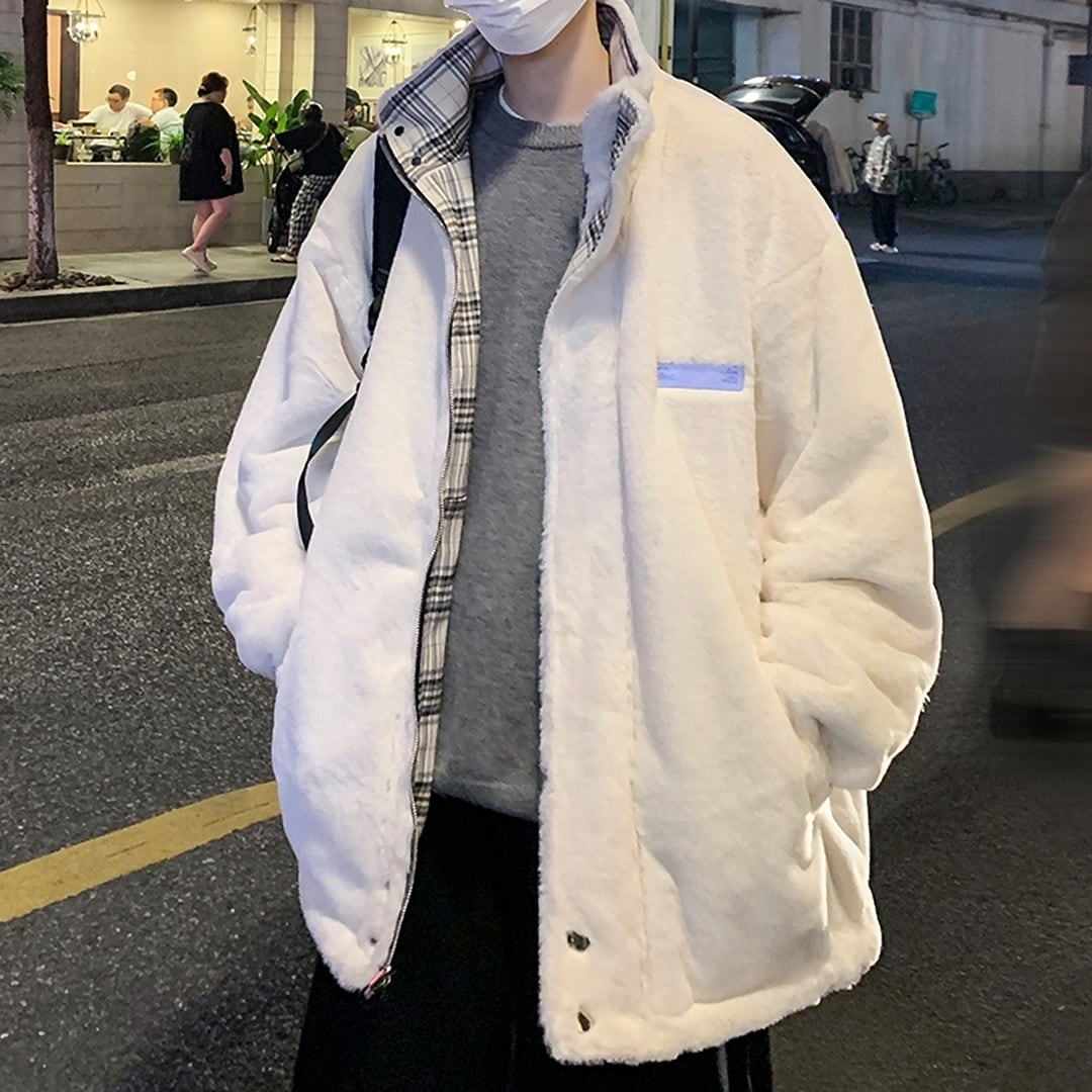 Stand Collar Reversible Jacket HL1917